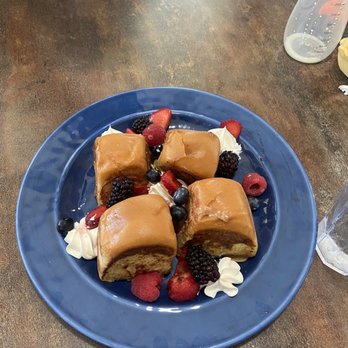Waffle Bite - Strawberry filled Hawaiian rolls - Breakfast & Brunch Near Me - Redding, California