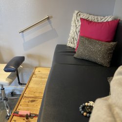 The Nail Spa - Bench set up for pedis