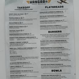 Food menu