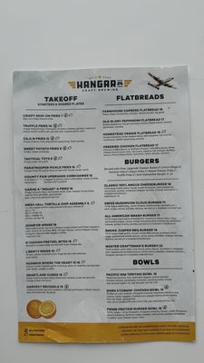 Menu photo 4 Hangar 24 Craft Brewing Irvine, CA