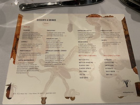 Menu photo 5 Otto by Polpo Bryn Mawr, PA