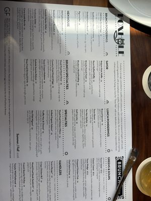 Menu photo 1 Foxhole Culinary Tavern Austin, TX