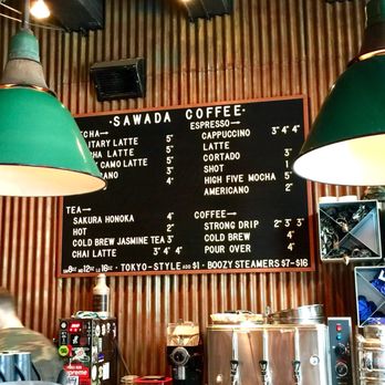 Sawada Coffee - Menu - Coffee & Tea Near Me - Chicago, Illinois