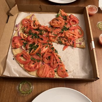 Sliver Pizzeria - ...and this is what I got when I ordered the vegan pizza of the day. - Pizza Near Me - Berkeley, California Sliver Pizzeria - ...and this is what I got when I ordered the vegan pizza of the day. - Pizza Near Me - Berkeley, California