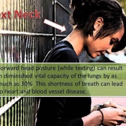 Carlsbad Wellness Chiropractic - Forward head position causes an increase in digestive and respiratory problems.  Correct it with chiropractic.