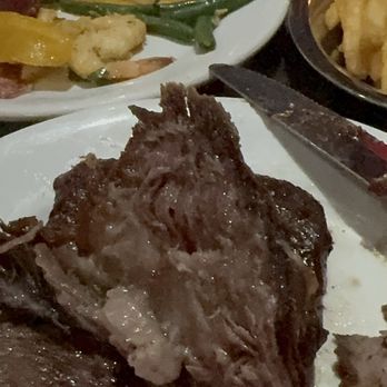 Texas de Brazil - Las Vegas - slice from beef ribs, unfortunately half were too dry and tough - Steakhouses Near Me - Las Vegas, Nevada Texas de Brazil - Las Vegas - slice from beef ribs, unfortunately half were too dry and tough - Steakhouses Near Me - Las Vegas, Nevada