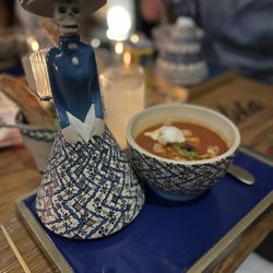 Azul - Chicken tortilla soup and how it presented