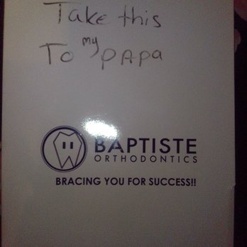 Baptiste Orthodontics - This is what I wrote down when I first heard what the payments will be. But GOD toke care of it for me! - Orthodontists Near Me - Orlando, Florida Baptiste Orthodontics - This is what I wrote down when I first heard what the payments will be. But GOD toke care of it for me! - Orthodontists Near Me - Orlando, Florida