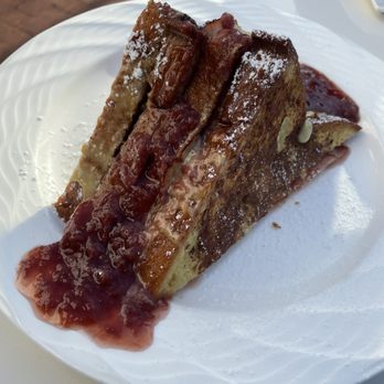 Goat Tree - Ham and cheese French toast with harissa jam. Delightful. - Cafes Near Me - Santa Barbara, California