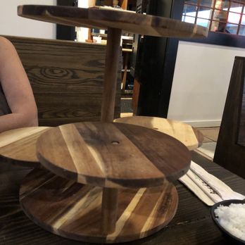 Kuni Restaurant - Multi level serving tray. Really neat and very easy to use - Japanese Near Me - Waipahu, Hawaii