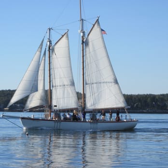Lazy Jack Cruises - Another schooner under full sail - Sailing Near Me - Boothbay Harbor, Maine