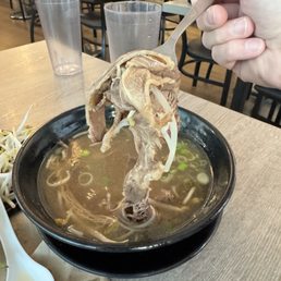 Grizzle beef in the Pho. Grizzle beef in the Pho.