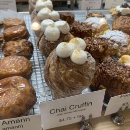 a variety of baked goods