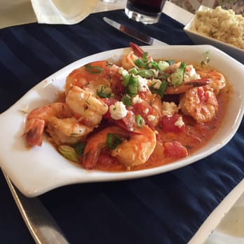 Kyma - Shrimp entree with tomatoes and feta. This comes with your choice of side dish. - Seafood Near Me - Roslyn, New York Kyma - Shrimp entree with tomatoes and feta. This comes with your choice of side dish. - Seafood Near Me - Roslyn, New York