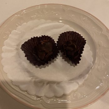 Alexander's - In Lieu of dessert, they gave us homemade chocolates! - New American Near Me - Roanoke, Virginia