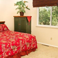 One of the master bedrooms.