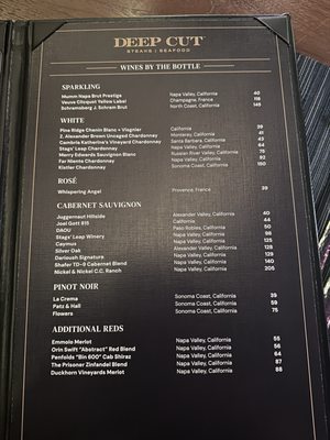 Menu photo 3 Deep Cut Mettler, CA Menu photo 3 Deep Cut Mettler, CA