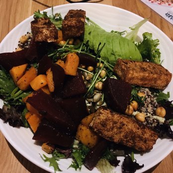 Earls Kitchen + Bar - vegan quinoa and avocado bowl w/ tofu - Cocktail Bars Near Me - Denver, Colorado