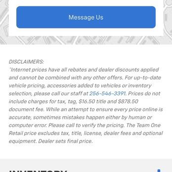 Team One Chevrolet - Website - Car Dealers Near Me - Gadsden, Alabama Team One Chevrolet - Website - Car Dealers Near Me - Gadsden, Alabama