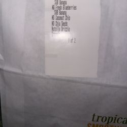 Tropical Smoothie Cafe - Gave me blueberries instead of banana