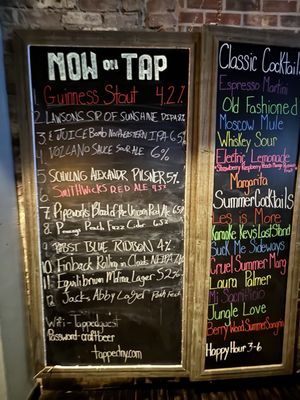 Menu photo 3 Tapped Middletown, NY