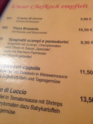 Menu photo 2 Restaurant Pizzeria Corallo Rangsdorf, BB Menu photo 2 Restaurant Pizzeria Corallo Rangsdorf, BB