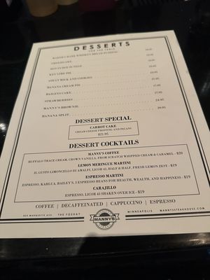 Menu photo 2 Manny's Steakhouse Minneapolis, MN