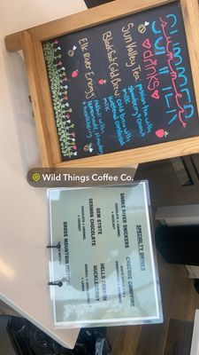Menu photo 2 Wild Things Coffee Meridian, ID Menu photo 2 Wild Things Coffee Meridian, ID