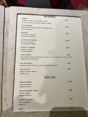 Menu photo 1 Kathmandu Paris, 75