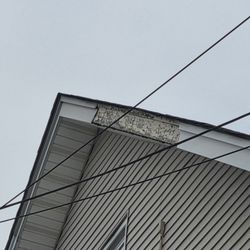 All American Home Inspection - Missing fascia trim at the roof's edge