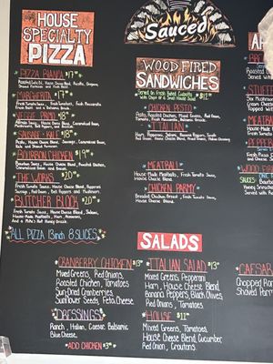Menu photo 1 Sauced Wood Fired Pizza Fairview Park, OH Menu photo 1 Sauced Wood Fired Pizza Fairview Park, OH