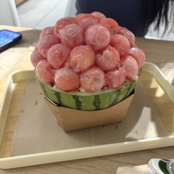 Snowy Village - watermelon - Shaved Ice Near Me - Seattle, Washington Snowy Village - watermelon - Shaved Ice Near Me - Seattle, Washington