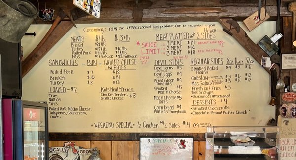 Menu photo 2 Devil's BBQ Brookville, PA