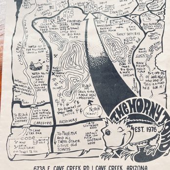 The Horny Toad - Map - American Near Me - Cave Creek, Arizona The Horny Toad - Map - American Near Me - Cave Creek, Arizona