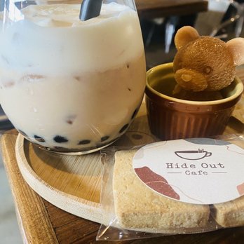 Hide Out Cafe - Boba Bear set - Cafes Near Me - Rowland Heights, California