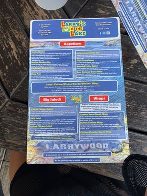 Menu photo 2 Larry's On The Lake Camdenton, MO Menu photo 2 Larry's On The Lake Camdenton, MO