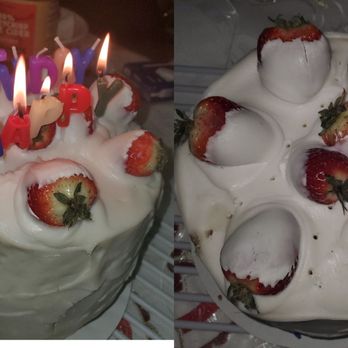 Happy Zoe Vegan Bakery - Custom cake: strawberry shortcake - Vegan Near Me - Brooklyn, New York