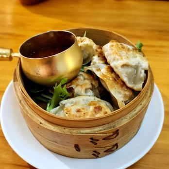 Chill’n Camp Tea & BBQ - Seared potstickers - Steakhouses Near Me - Indianapolis, Indiana Chill’n Camp Tea & BBQ - Seared potstickers - Steakhouses Near Me - Indianapolis, Indiana