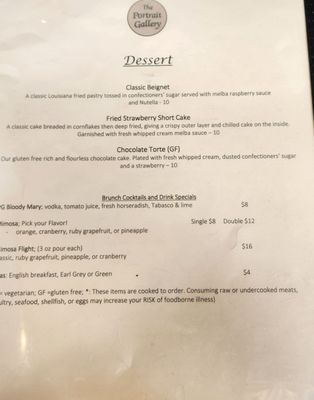 Menu photo 6 Portrait Gallery Restaurant Matthews, NC