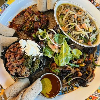 Bahel Ethiopian Mart And Dining - Gored Gored, Kitfo, Moja, Chikina Tibs - Ethiopian Near Me - Houston, Texas