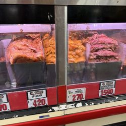 We love both chickens. The steak is great too but pricey.