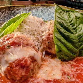 V Modern Italian - Marinara Meatballs - Italian Near Me - Nashville, Tennessee V Modern Italian - Marinara Meatballs - Italian Near Me - Nashville, Tennessee