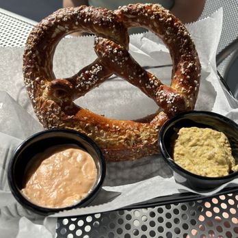 Missing Falls Brewery - This pretzel was SO good!! - Breweries Near Me - Akron, Ohio