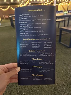 Menu photo 2 Casa Azul Houston, TX