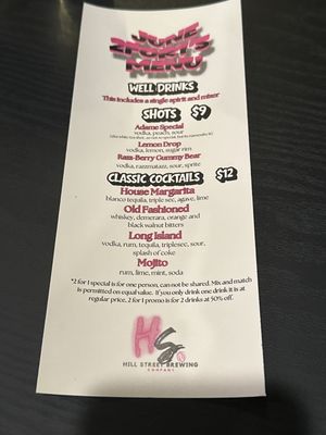 Menu photo 6 Hill Street Brewing Oceanside, CA