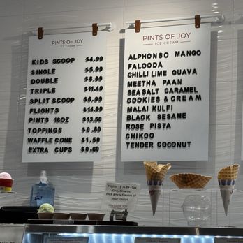 Pints Of Joy - Ice Cream & Frozen Yogurt Near Me - Fremont, California
