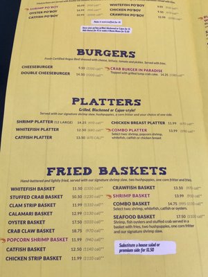 Menu photo 6 Shrimp Basket Pensacola, FL