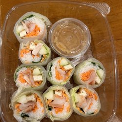 Little Thai Cuisine - 8 Piece Thai Basil Rolls