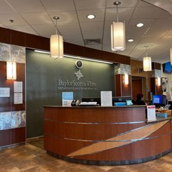 Baylor Orthopedic & Spine Hospital at Arlington - Reception desk.