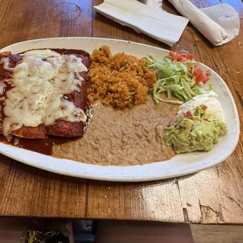 Los Agaves Ruidoso - Beef enchilada plate - Mexican Near Me - Ruidoso, New Mexico